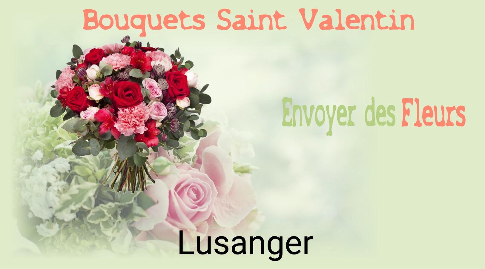 Roses de Saint-Valentin livrées à Lusanger